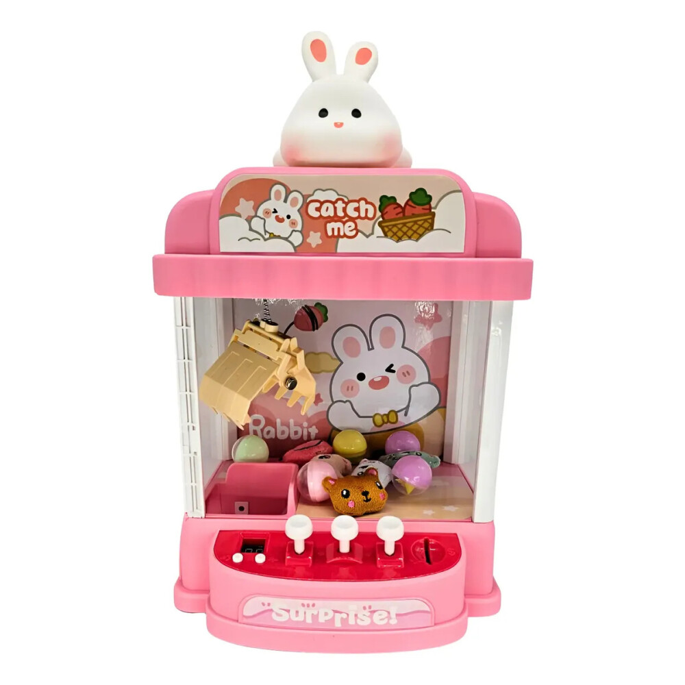 Mini máquina atrapa peluches con luz y sonido Mini máquina atrapa peluches con luz y sonido