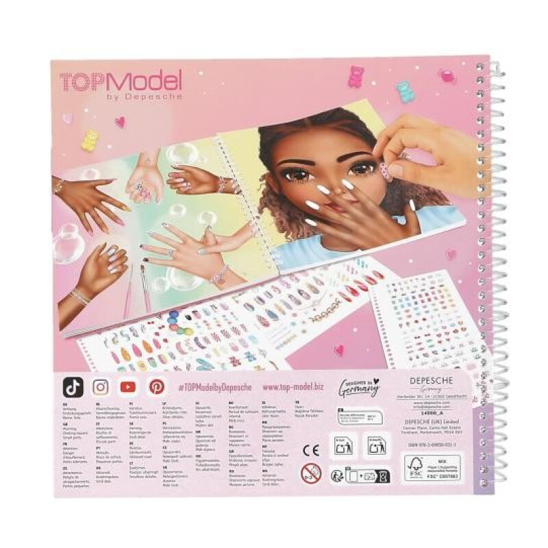 Cuaderno de Uñas Top Model Hand Designer Cuaderno de Uñas Top Model Hand Designer