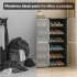 Armario Organizador de Zapatos IMBACK IBK-PLC003 | 6 Puertas, Modular, Resistente y Gran Capacidad Negro Armario Organizador de Zapatos IMBACK IBK-PLC003 | 6 Puertas, Modular, Resistente y Gran Capacidad Negro