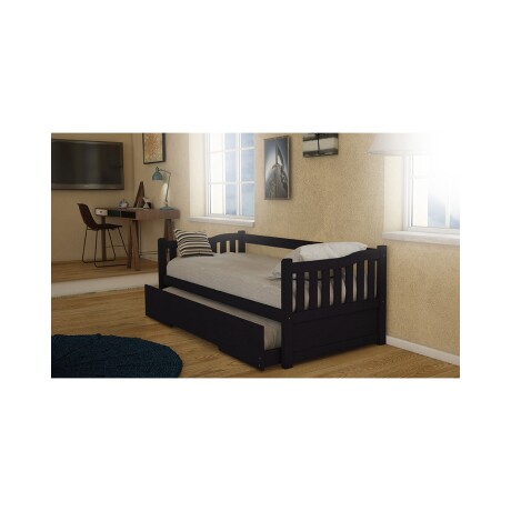CAMA MARINERA 1 PLAZA PINO-Y-MDF MARRON TOTA