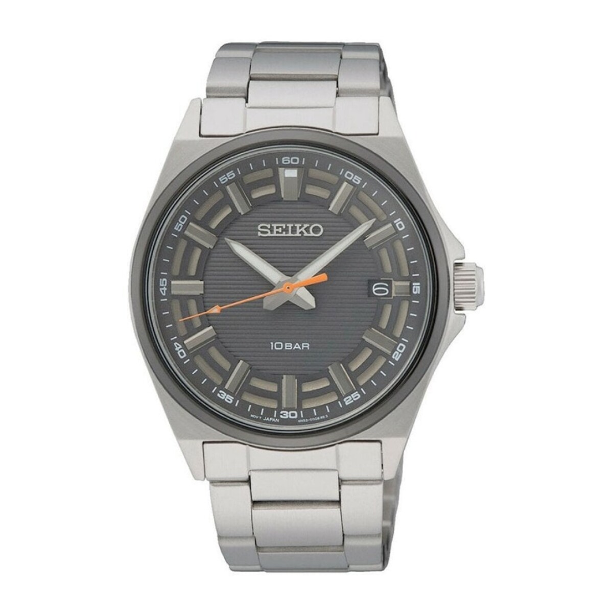 Reloj Seiko SUR507P1 para hombre con correa de acero - Plateado 