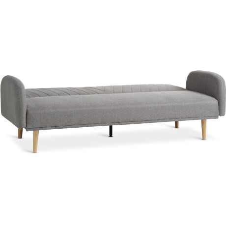 Sofá cama PARADIS 3 cuerpos tela gris claro Gris claro