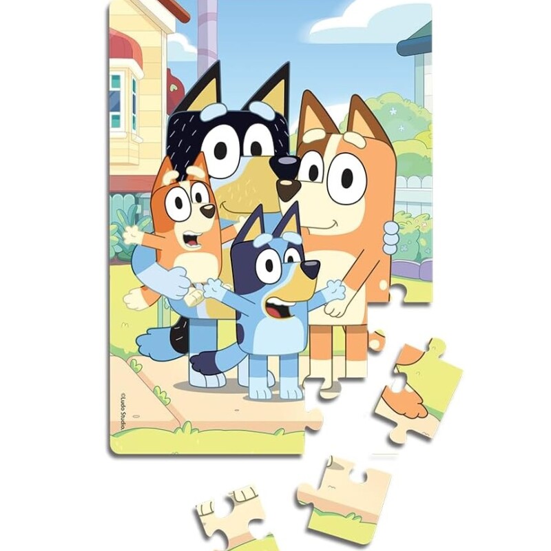 Puzzle Infantil Progresivo – Bluey 12/20/30 Piezas PUZZLE PROGRESIVO 12, 20 Y 30 PIZAS BLUEY
