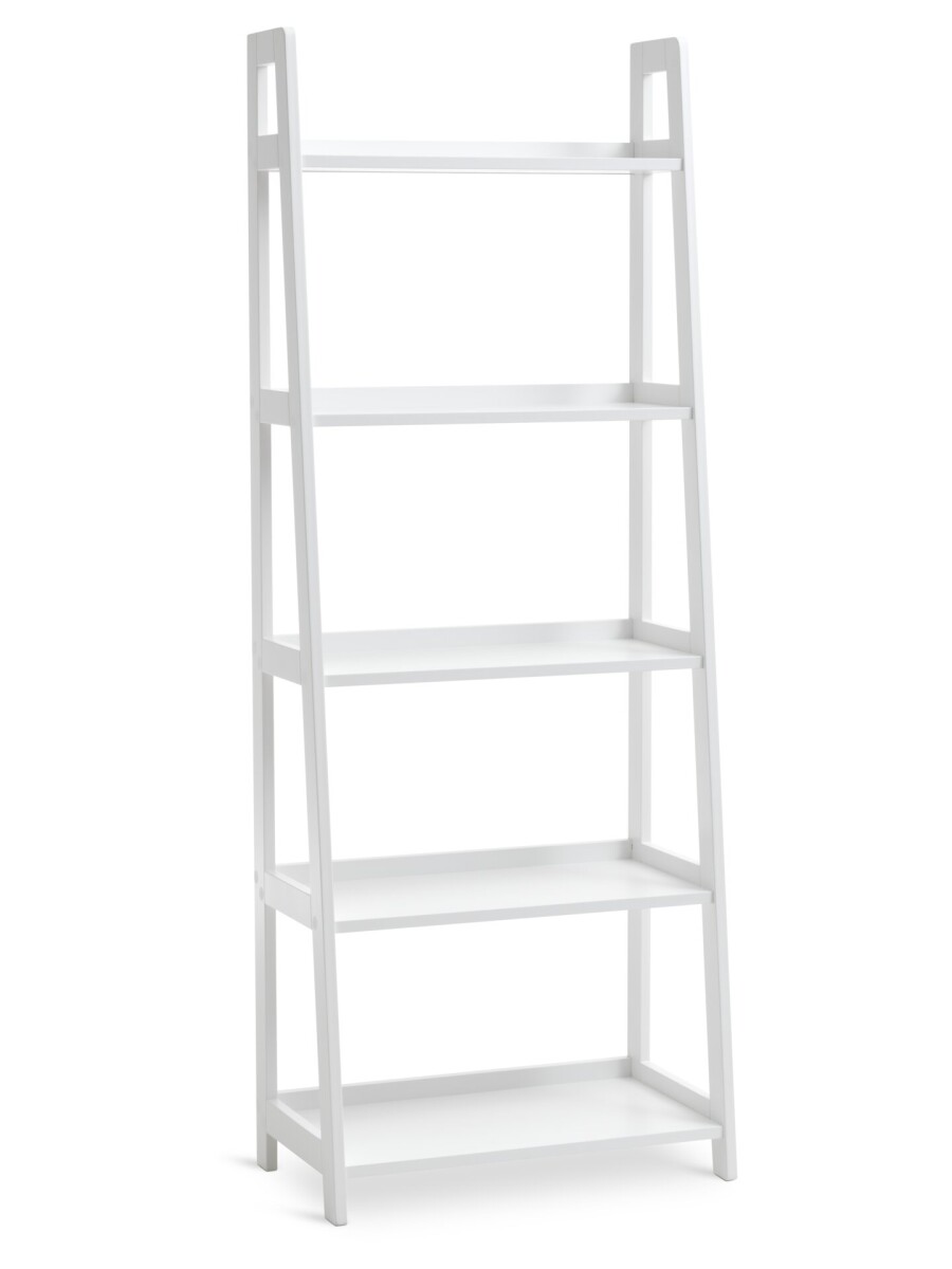 Estantería HERNING 5 estantes blanco 