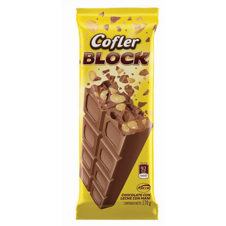 TABLETA CHOCOLATE COFLER BLOCK 170G MANI TABLETA CHOCOLATE COFLER BLOCK 170G MANI