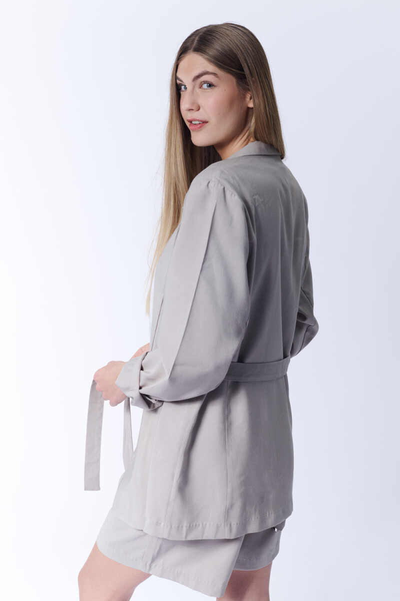 Blazer liviano Beige Grisaceo