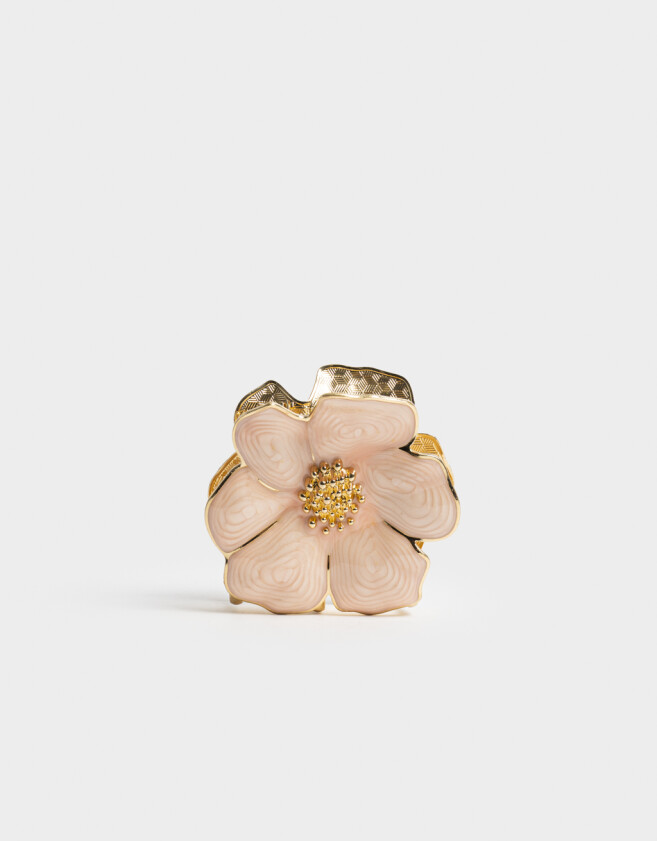Broche Halloween Broche Con Flores - Combinacion Bicolor
