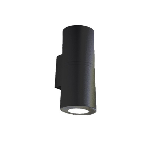 Aplique LED bidireccional negro IP55 2xGU10 FRANCA FL0911