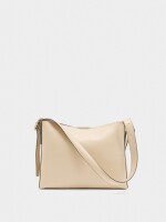 Bolso De Hombro Liso crudo