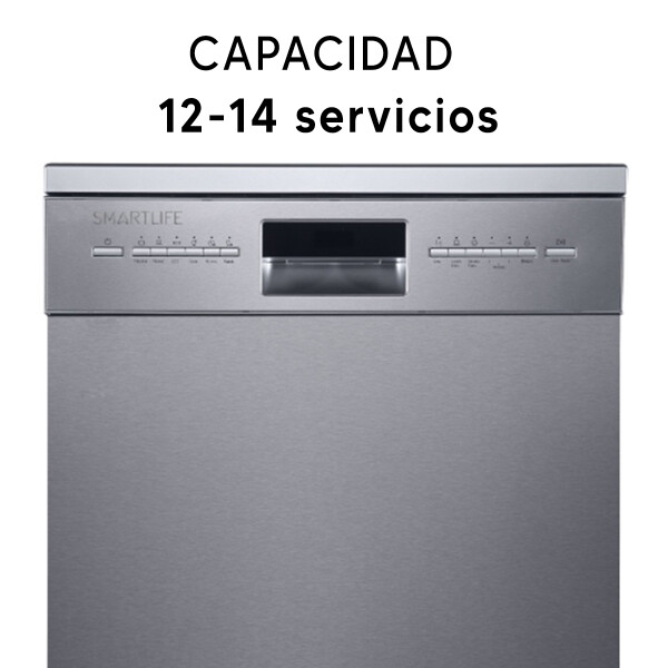 Lavavajilla Smartlife Sl-dw6012s Acero Inoxidable LAVAVAJILLA SMARTLIFE 14 S INOX DW6012