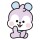 Guante exfoliante BT21 baby Mang