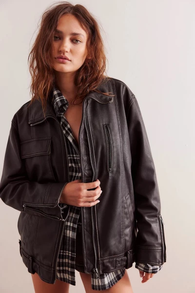 CHAQUETA BUCKLE UP Negro