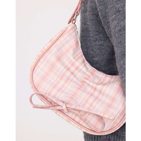 Bandolera Escocesa Con Moño Estampado Escoces