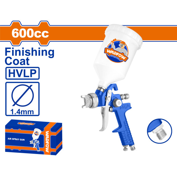 PISTOLA DE PINTAR NEUMATICA 600CC HVLP WADFOW WGA1506 PISTOLA DE PINTAR NEUMATICA 600CC HVLP WADFOW WGA1506