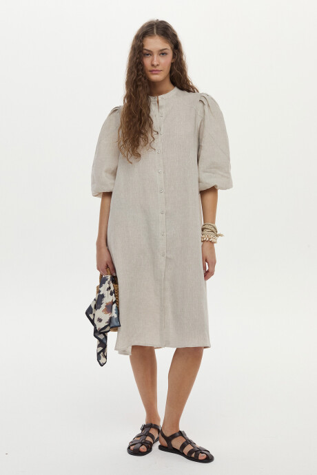 Vestido Perla Beige