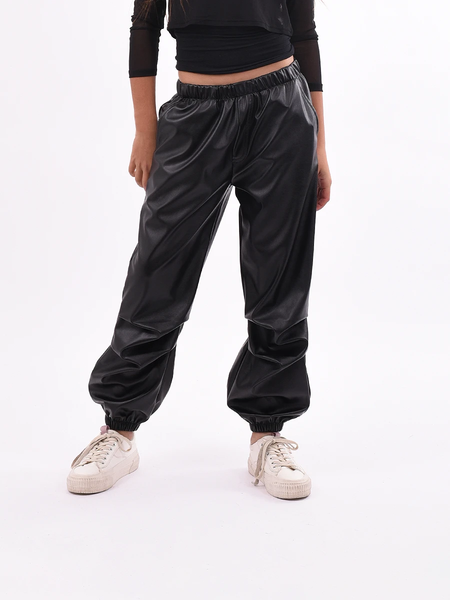 PANTALÓN CARGO PU - NEGRO 