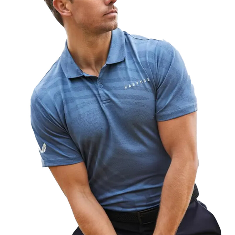 Remera Castore Polo Engineered Kint Azul