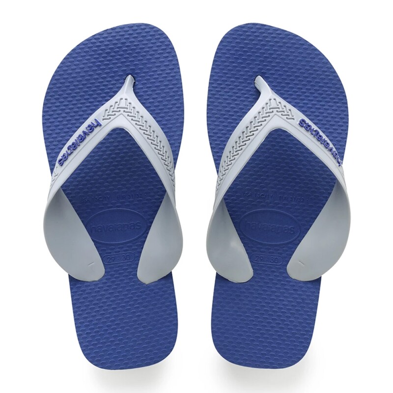 Chancletas ojotas Havaianas Kids Max GRAFITO/AZUL