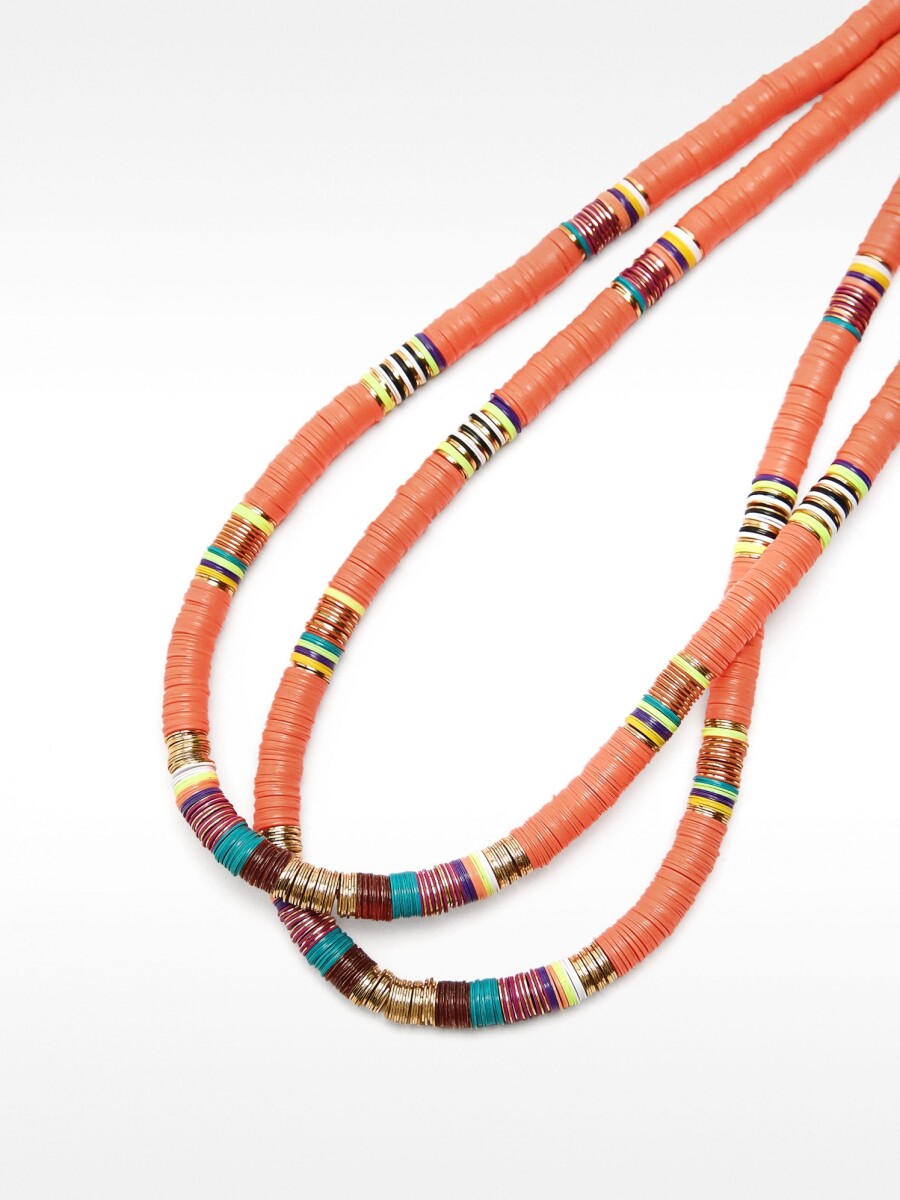 Collar Doble Segmentado multicolor