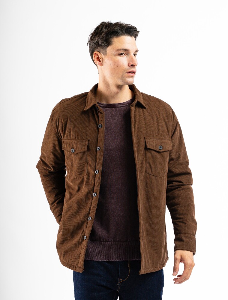 Sobre Camisa Pana Dublin Marron