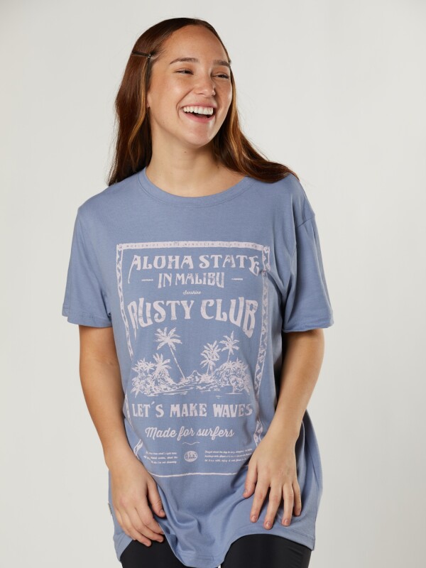 T-SHIRT MODY RUSTY Azul Piedra