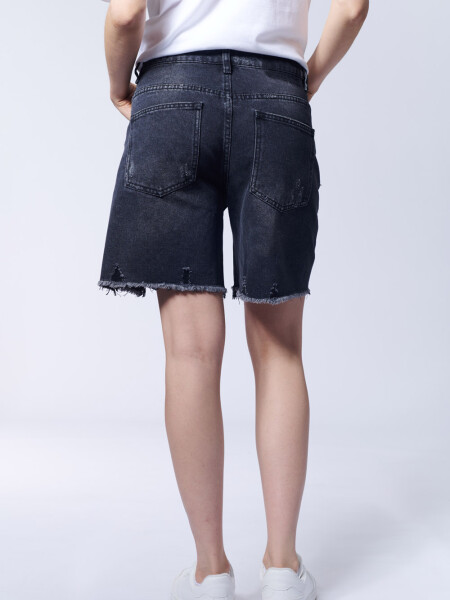 Bermuda jean Gris