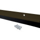 Zócalo de aluminio con goma 80cm MARRON