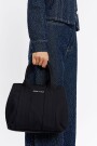 BOLSO DE MANO MEDIANO NYLON Negro