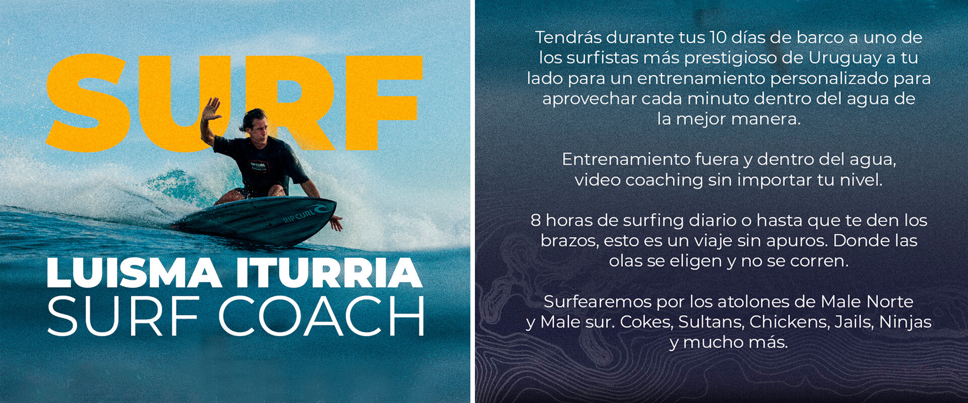 Maldivas surf coach