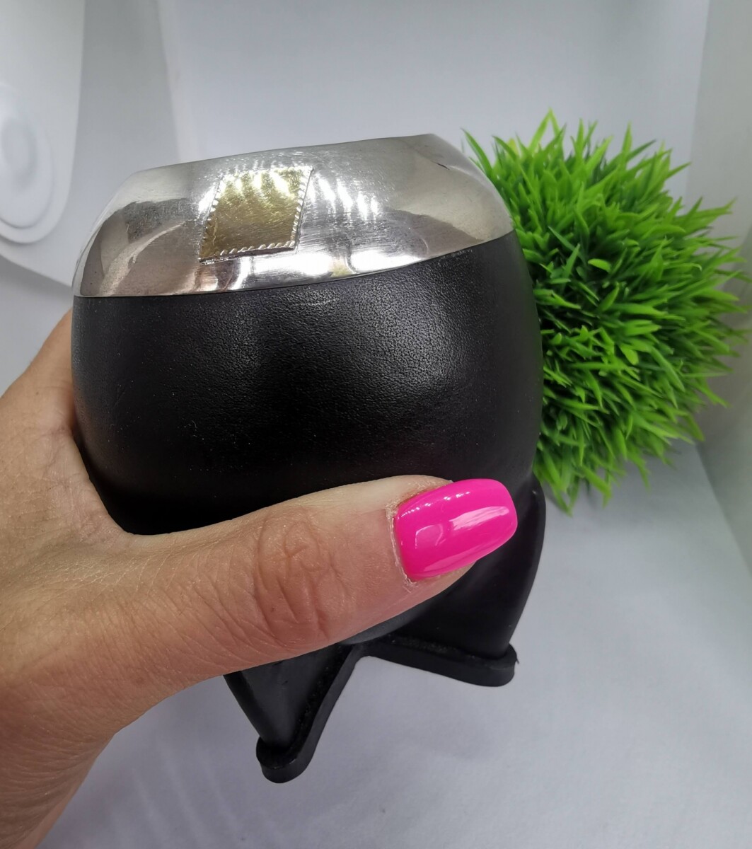 Mate de plata y oro 
