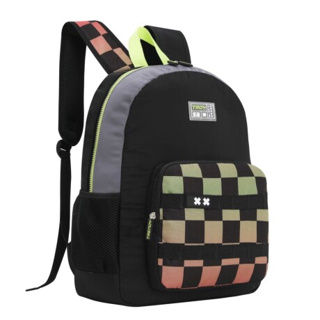 Mochila Trendy Game Escolar con Porta botella Negro