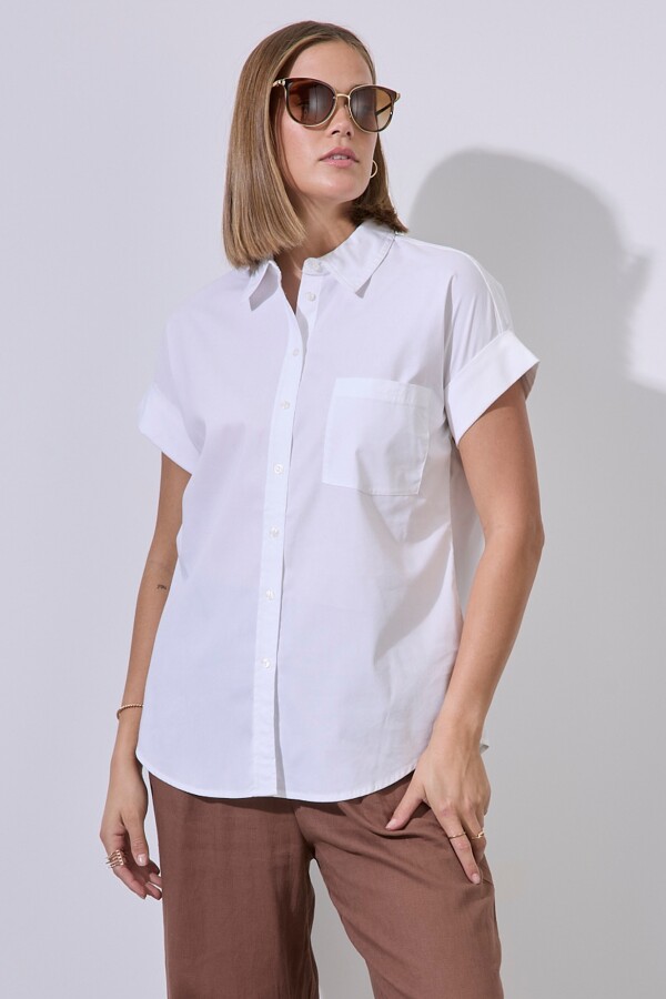 Camisa Algodon BLANCO