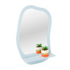 Espejo decorativo con estante Celeste