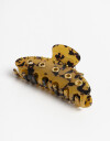 Broche Acrilico Broche De Acrilico Con Apliques Metalicos. - Marron Carey