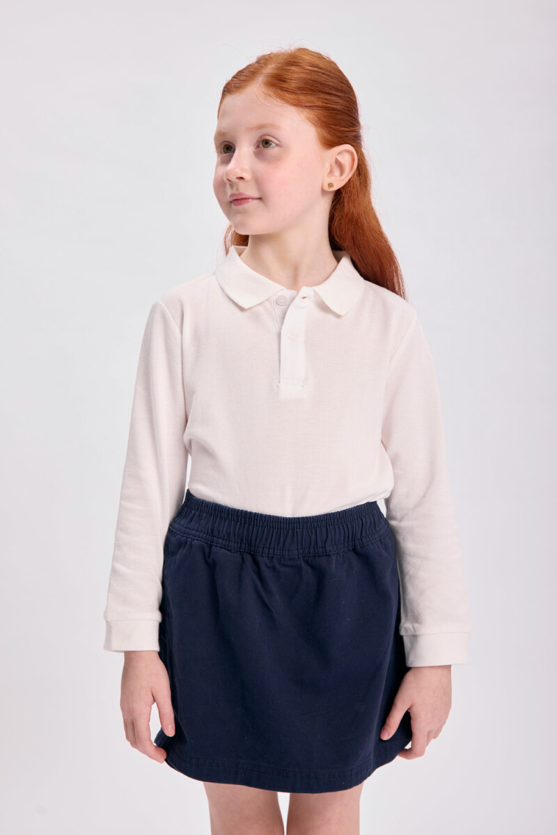 Remera polo Blanco