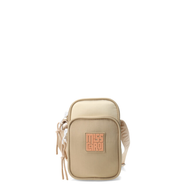 Cartera Miss Carol COLLINSON de tamaño chico Beige