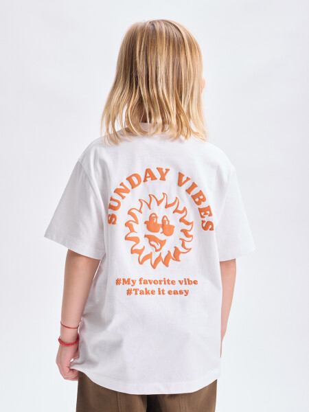 Remera sol Blanco