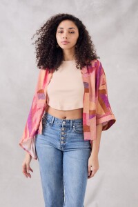 Kimono Print Multi