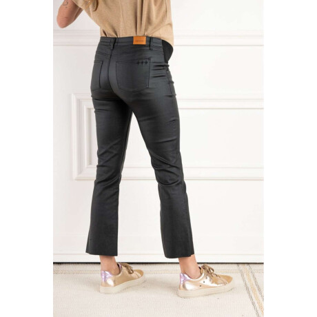 Jean Lemon Mama Waxed Flare Negro