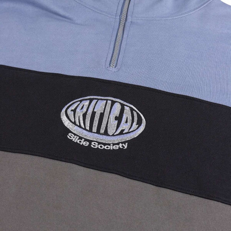 Buzo Critical Slide Buzzed 1/4 Zip Azul