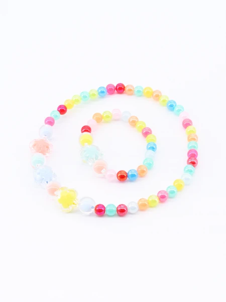 SET COLLAR Y PULSERA MULTICOLOR