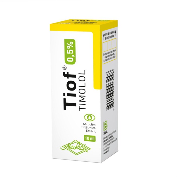 TIOF 0.50% GOTAS CJ X 10 ML. única