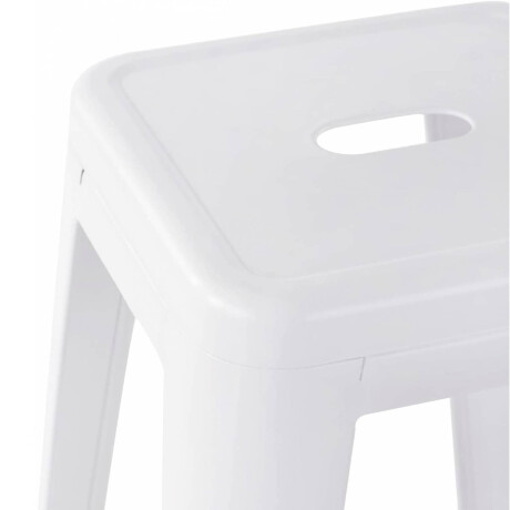 TABURETE TOLIX METALICA Taburete Metálico Tolix Blanco