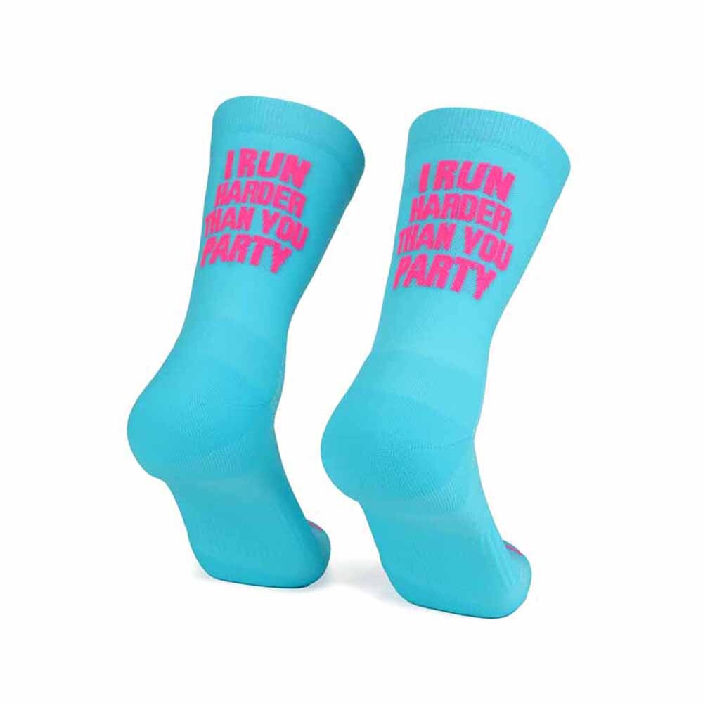 Medias Running Party Unisex Celeste