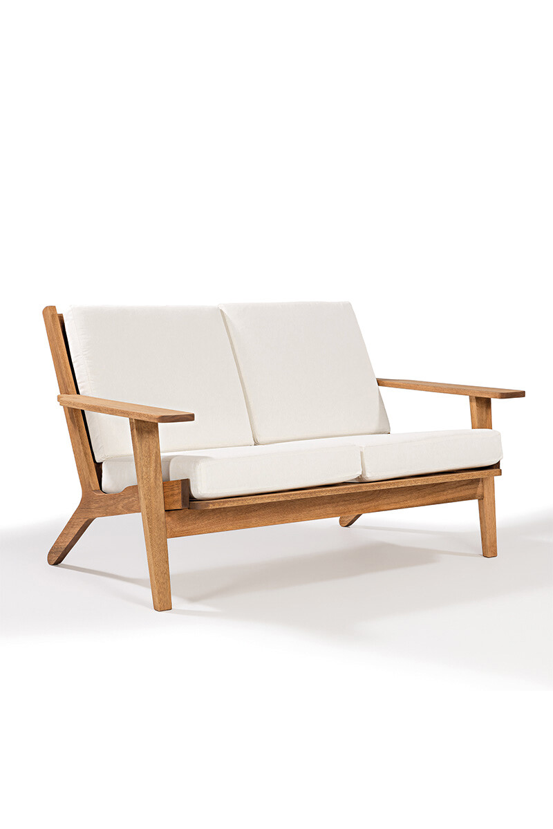 LOTUS SOFA SOFA LOTUS 2 LUGARES ACQUABLOCK CRUDO 144x87x86CM JATOBA