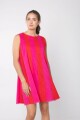 Vestido Tanquin SS25 Fucsia y rojo