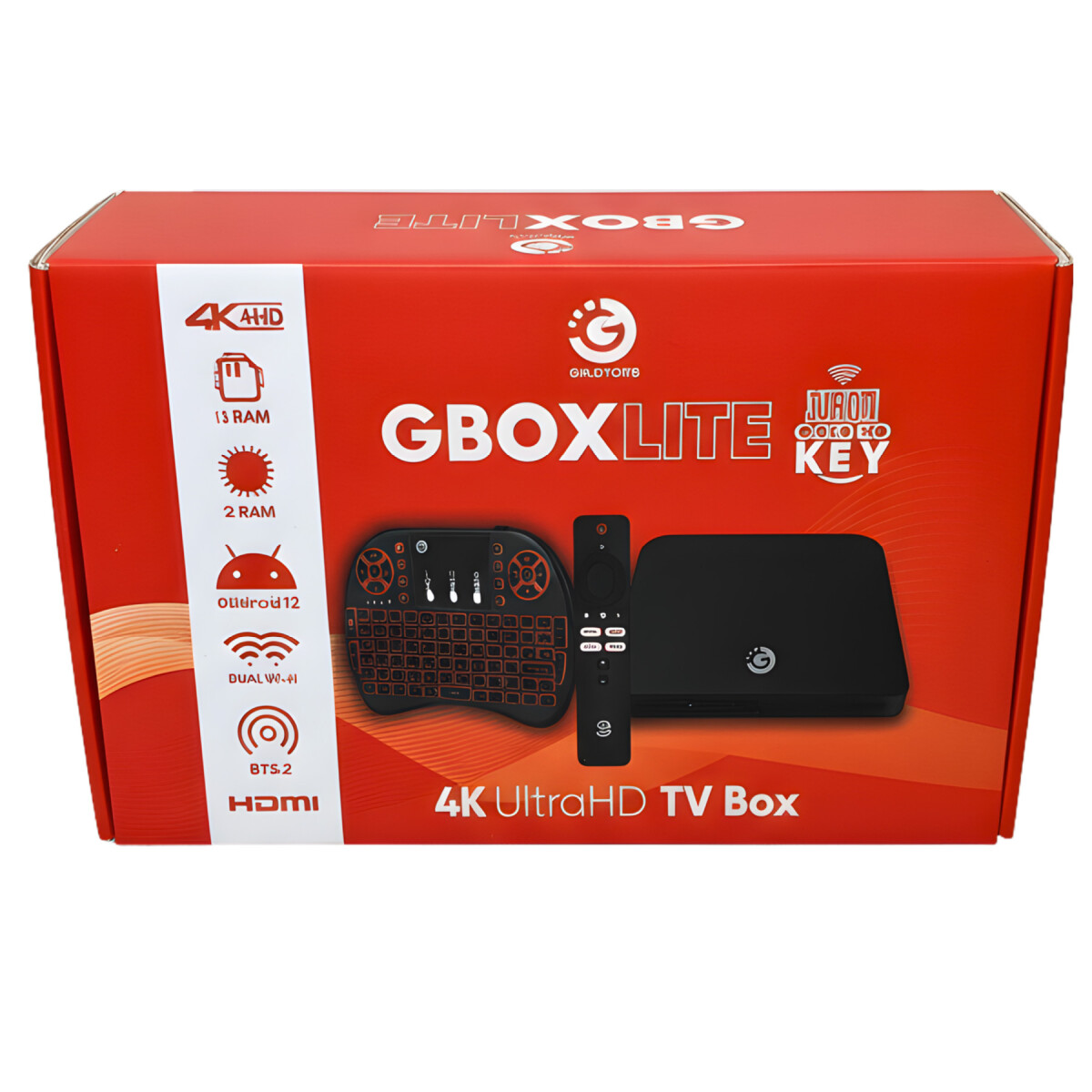 Smart Tv Box Goldtech 32Gb 4Gb Ram 4K Quad Core Android 11 - Color Negro 