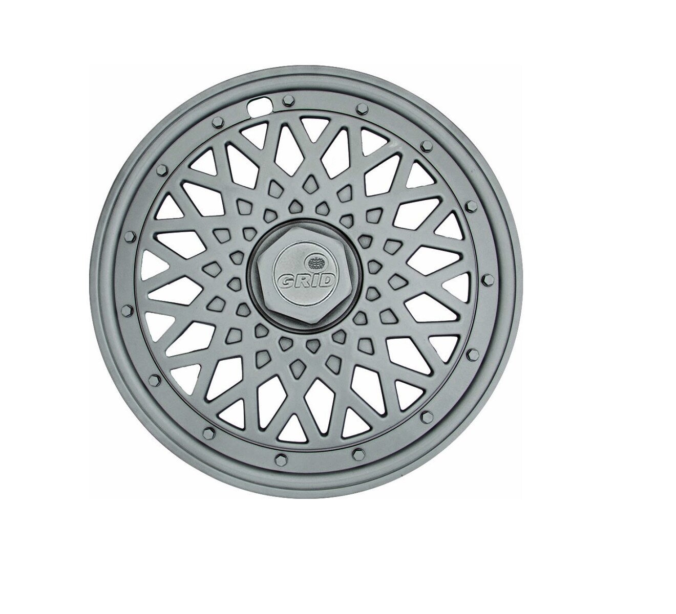 TAZA DE RUEDA 13'' BBS (PLATA Y GRIS) 