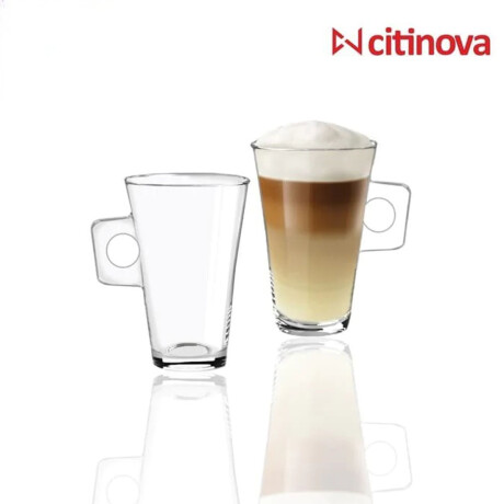 Set Café c/ Cafetera Italiana 9 Tazas + 6 Tazas Vidrio 250Ml Plata/transparente