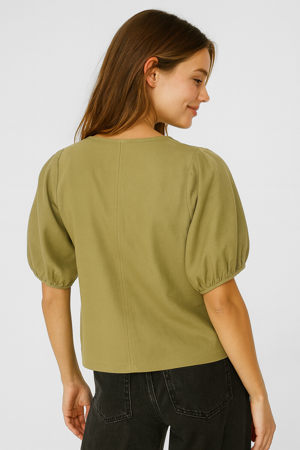 Blusa Zaphra Verde Oliva